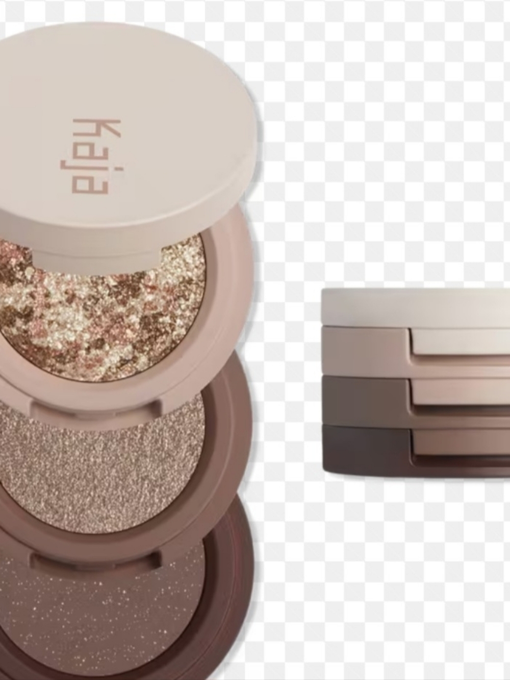 Kaja Neutral Eyeshadow Stack - Soft Beige & Taupe Shades